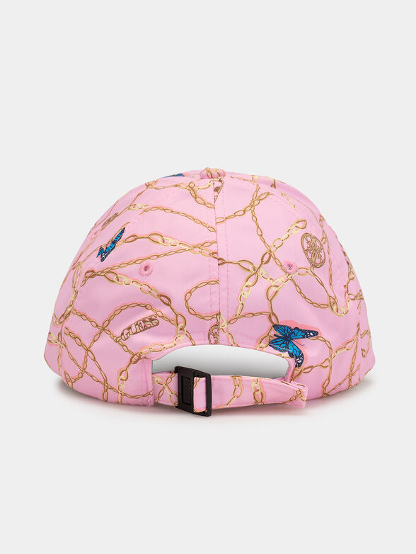 Baseball cap with logo and gold print - 2