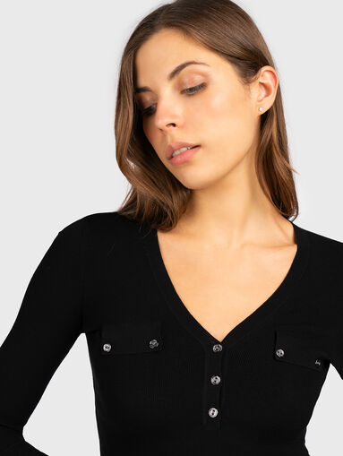 FLAVIE HENLEY sweater with buttons - 4