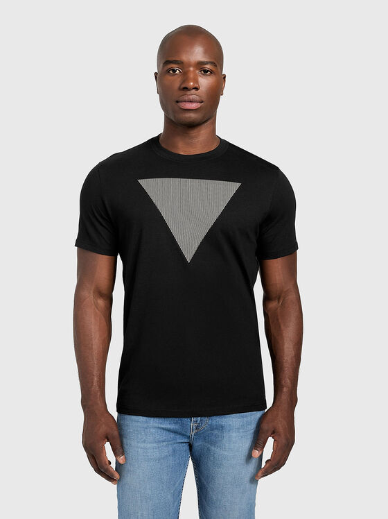 T-shirt with triangular logo - 1