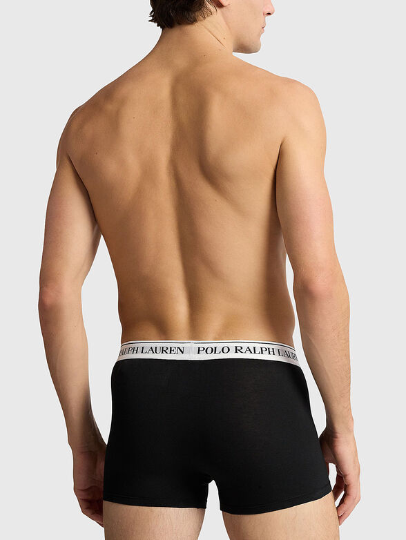 Set of three pairs of boxers with logo accents - 3