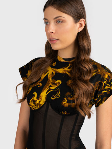 Bustier with baroque motifs  - 5