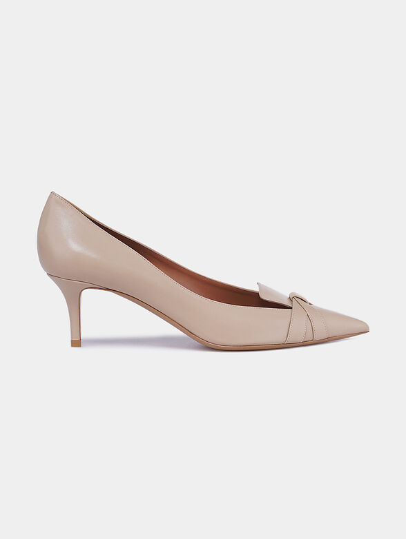 Elegant shoes in beige color - 1
