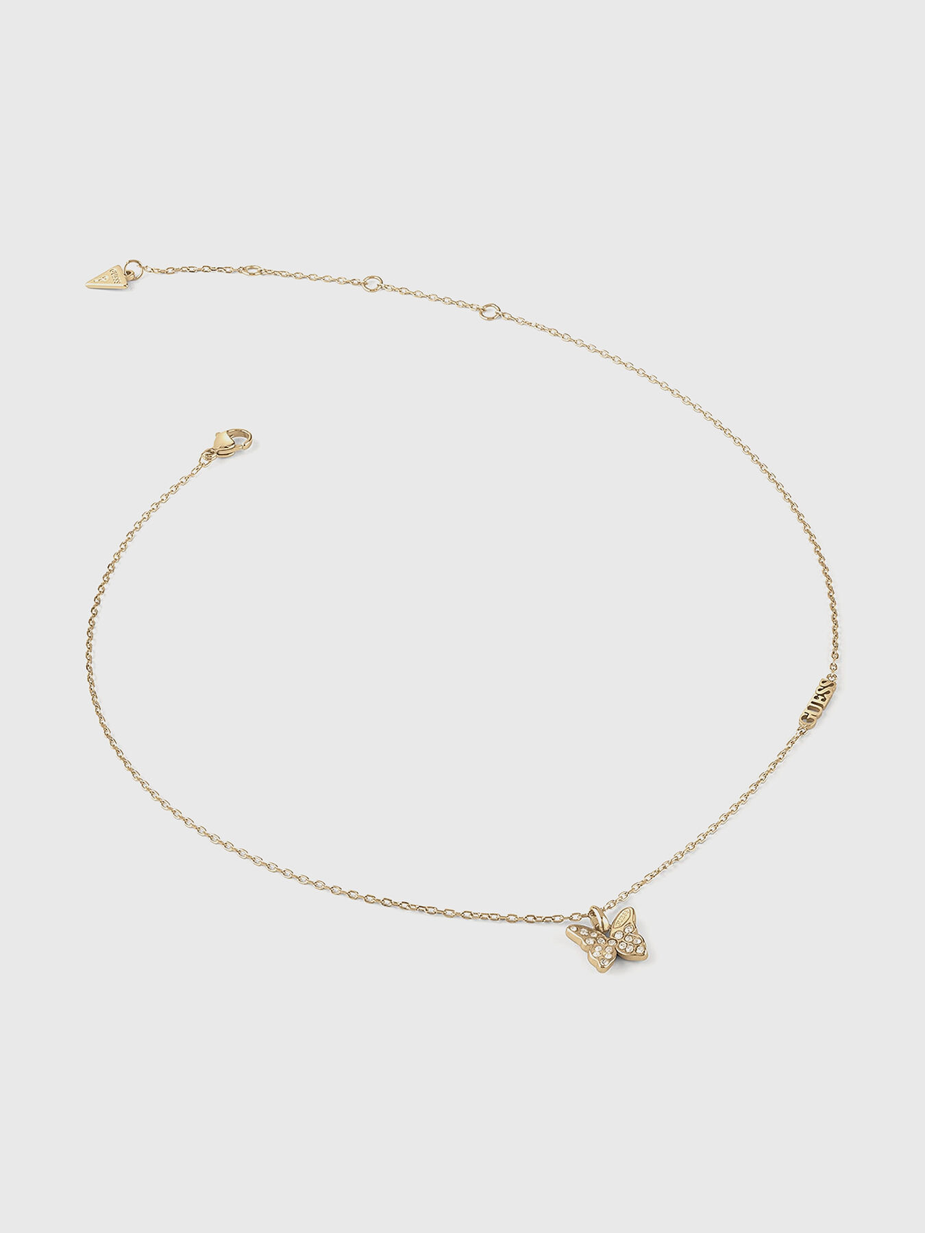 BUTTERFLY gold necklace brand GUESS — Globalbrandsstore.com/en