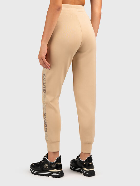 Sports pants with studs stripes - 2