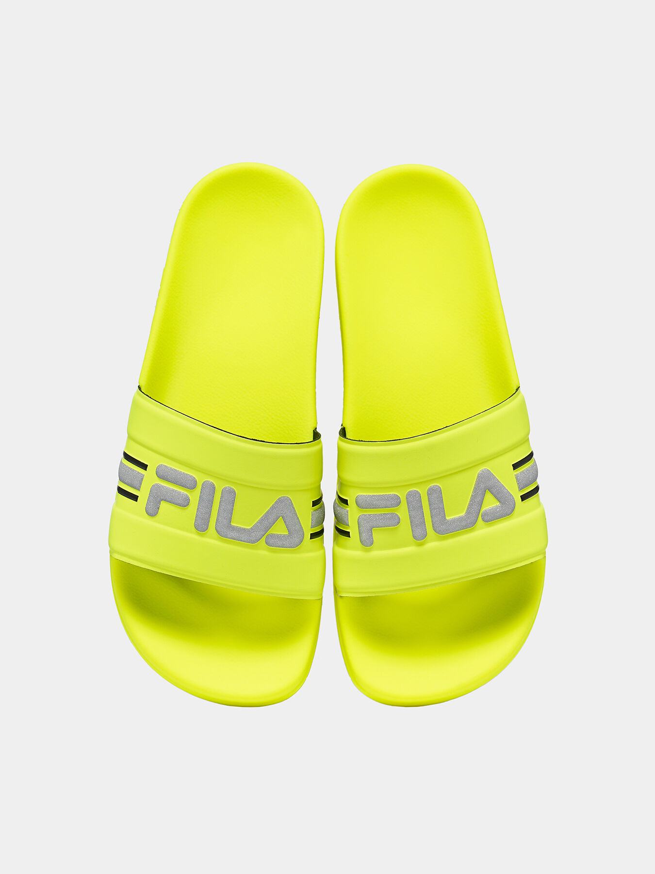 Yellow fila slides discount