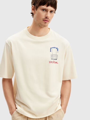 CONNECTICUT T-shirt with print on the back - 4