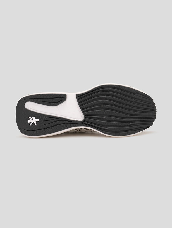 CASSIE leather sneakers with perforated details - 5