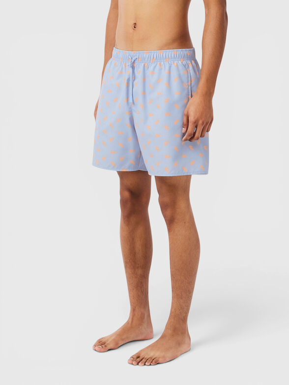 Light blue beach shorts - 1