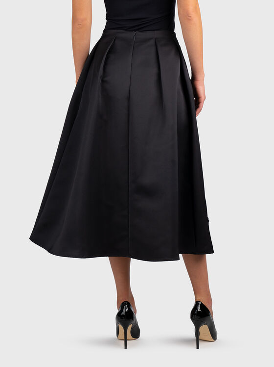 Midi skirt with appliqued rhinestones - 2
