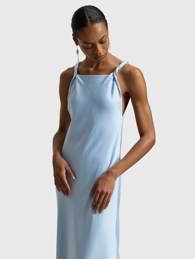 Maxi dress with statement straps - 4