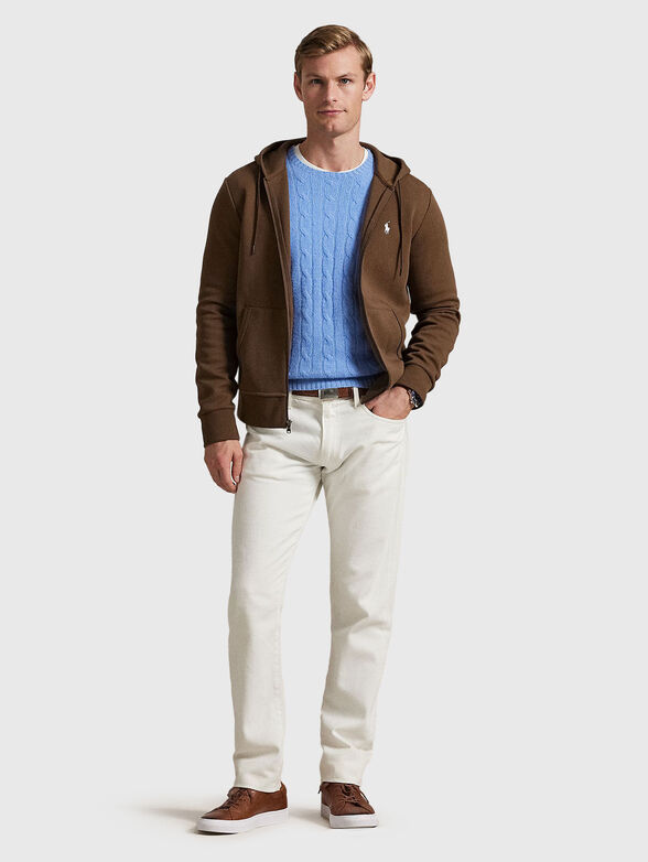 Sweatshirt with logo embroidery - 2