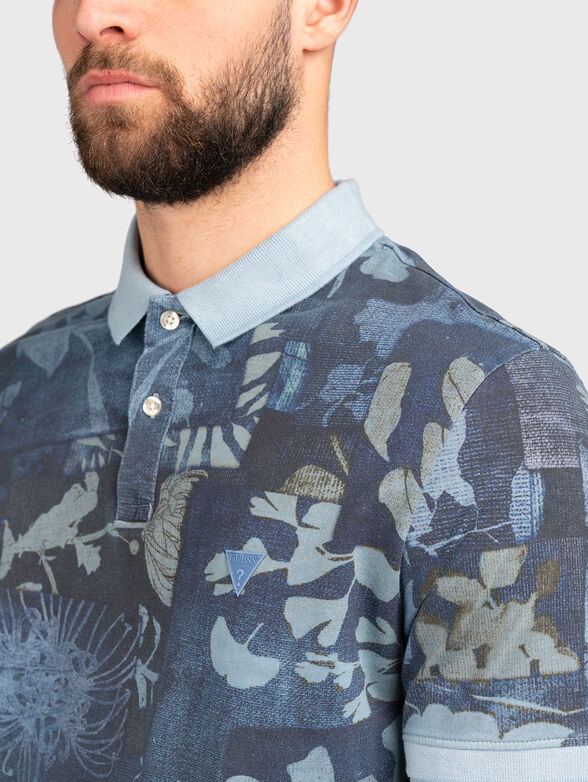 Polo-shirt with floral details - 4