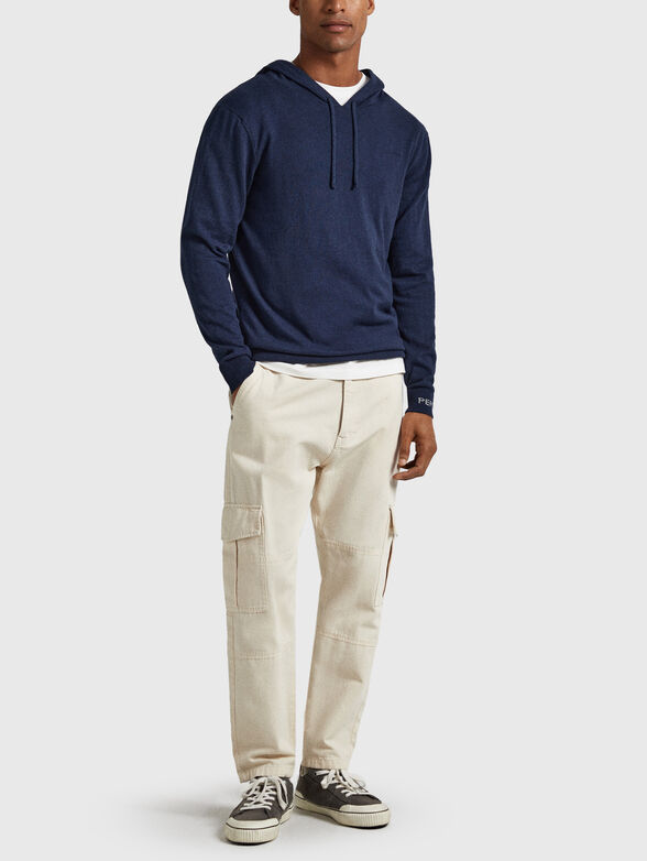 ANDRE dark blue sweatshirt - 2