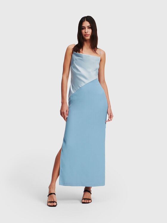 Maxi blue dress - 1