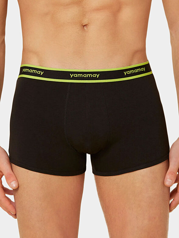 NEW FASHION COLOR black trunks - 1