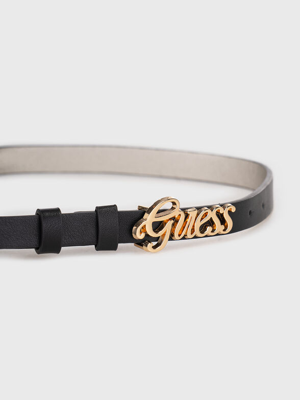 Black belt with logo  - 1