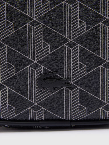 Crossbody bag with monogram print - 4