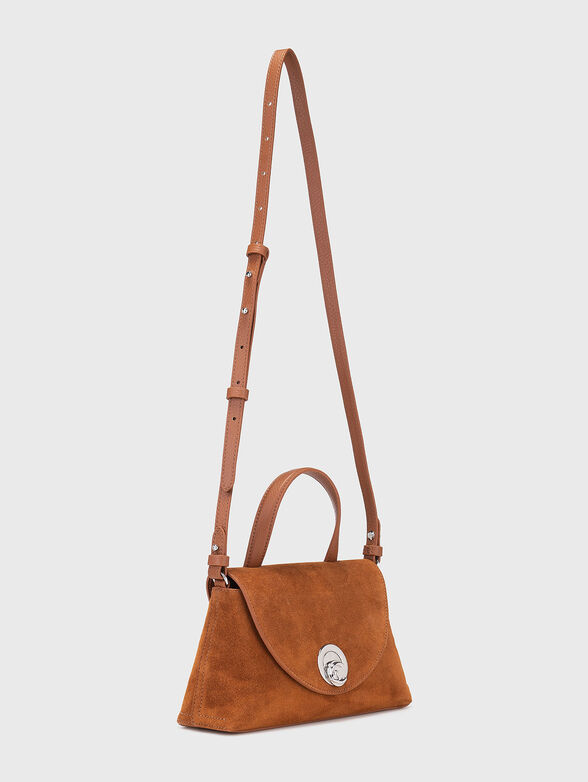 Small suede bag with long strap - 2
