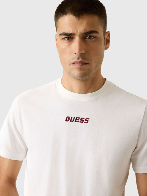 Cotton T-shirt with contrasting logo - 4