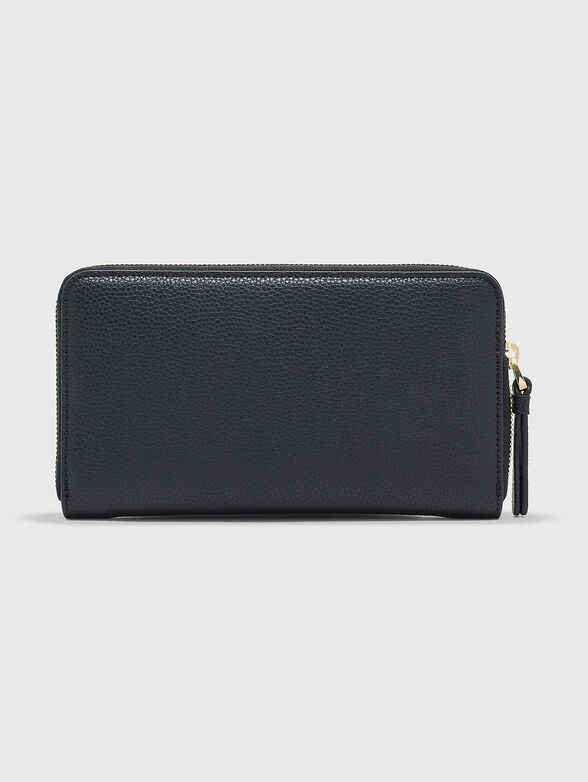 Black wallet with logo - 2