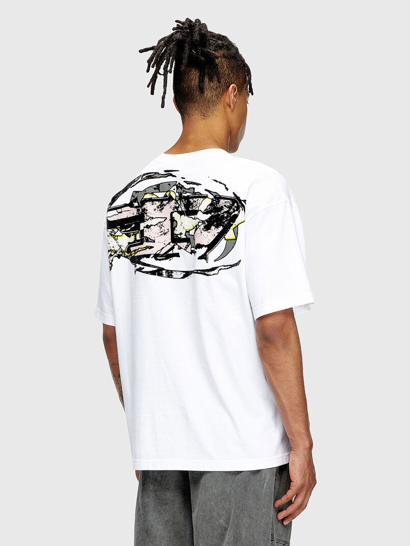 T-BOXT-T24 oversized T-shirt  with oval neckline - 3