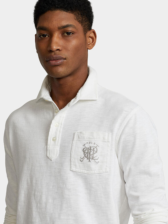 Long sleeve cotton rugby shirt - 4