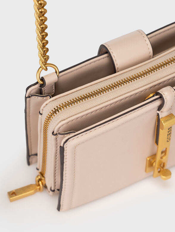 JAMES MINI crossbody bag in beige - 6