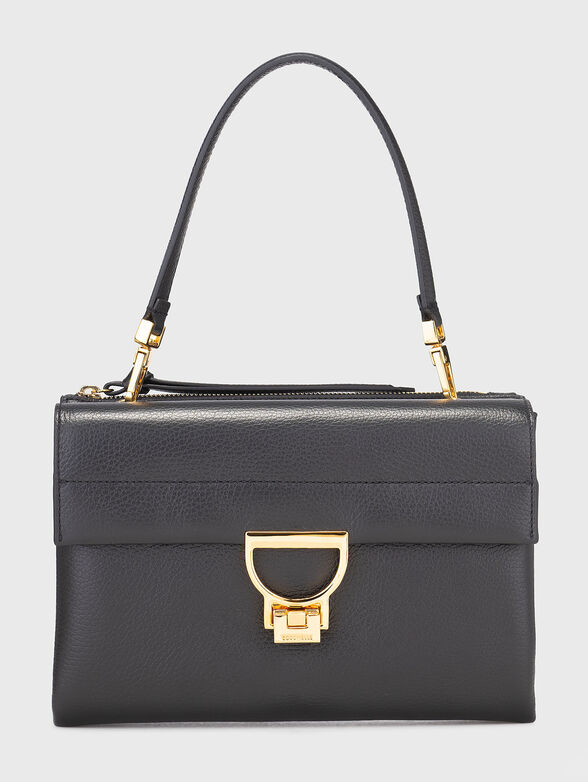 Leather bag with embossed texture - 1