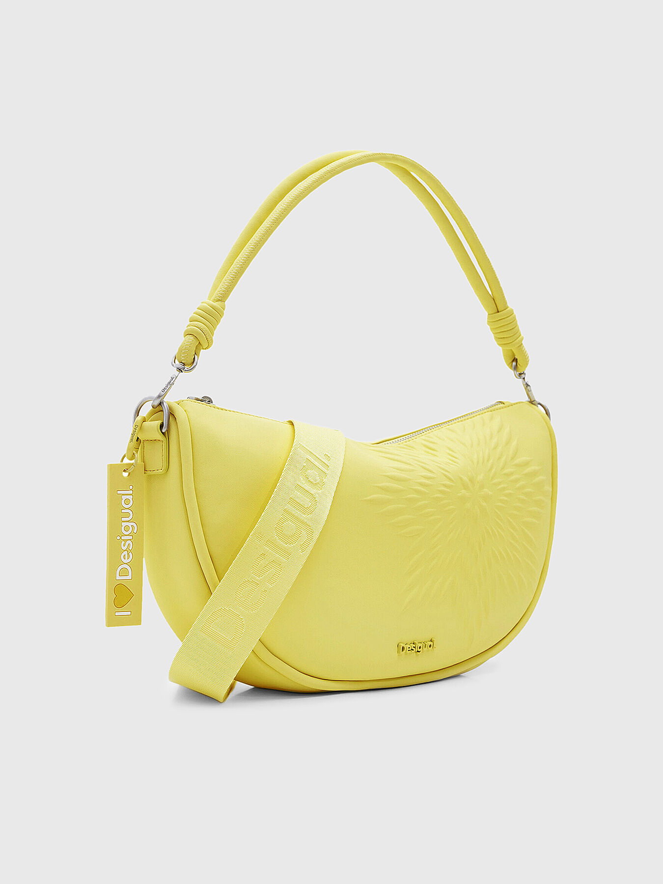 Small handbag in embossed accent brand DESIGUAL