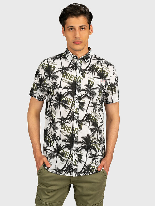COLLINS Cotton shirt with print - 1