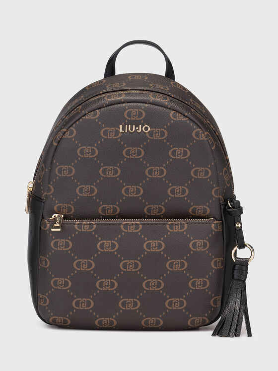 Backpack with logo print - 1