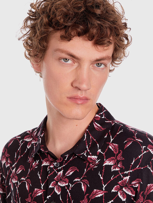 Floral-print shirt  - 4