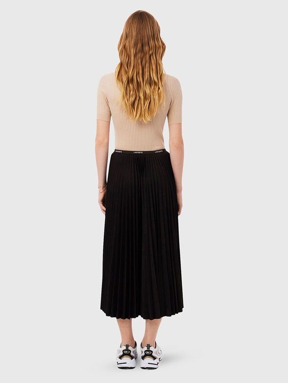 Pleated midi skirt - 2