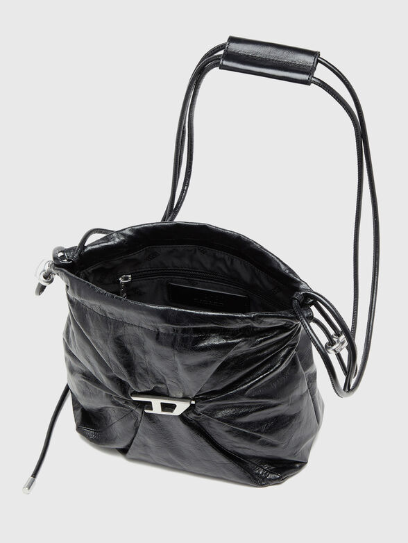 SCRUNCH-D small leather bag with logo - 6