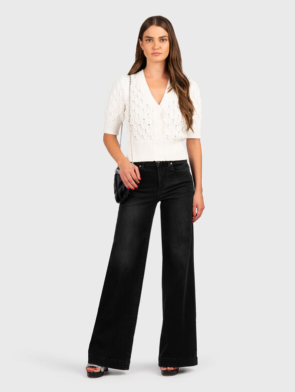 Black flare jeans - 4