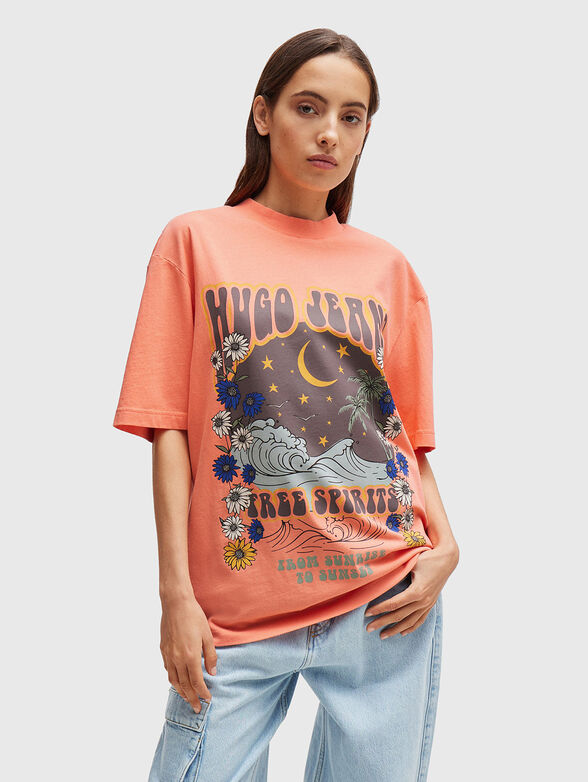 NIRITO unisex T-shirt with print - 3
