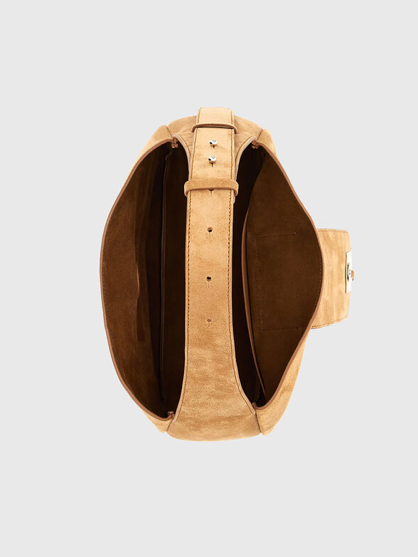 Suede bag with logo - 6