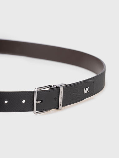 Double sided leather belt - 4