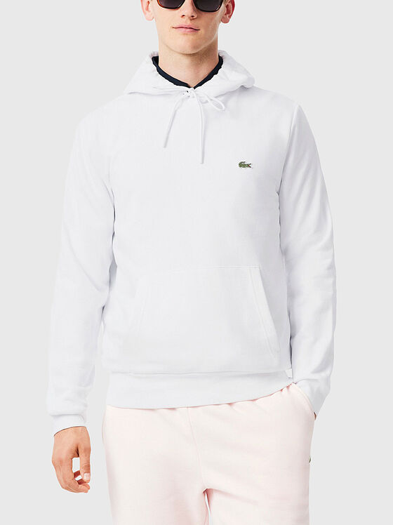 Cotton fleece hoodie - 1