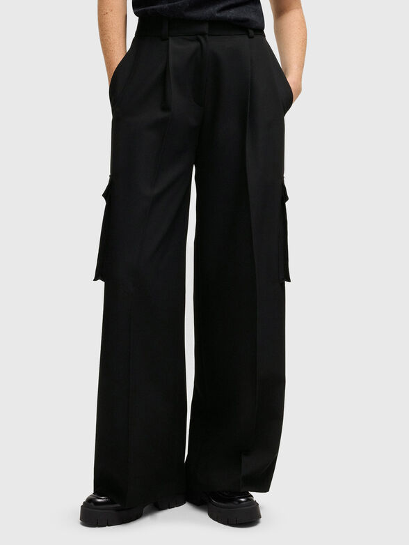 Cargo trousers with logo - 0