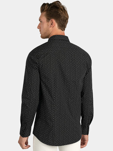SUNSET Black cotton shirt - 4
