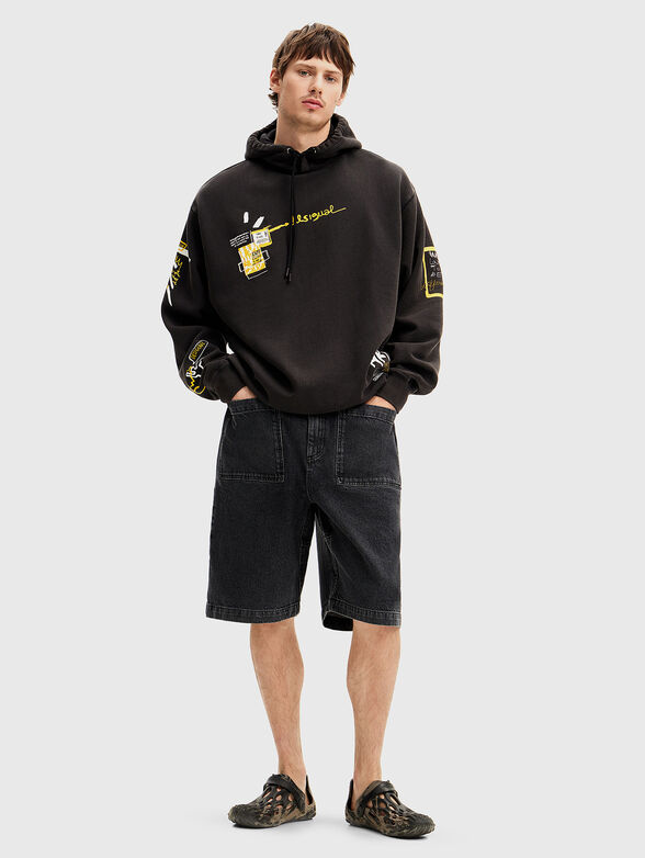 ANUAR sweatshirt with contrast print - 2