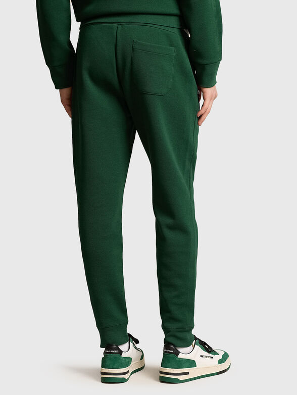 Green sweatpants with logo - 2