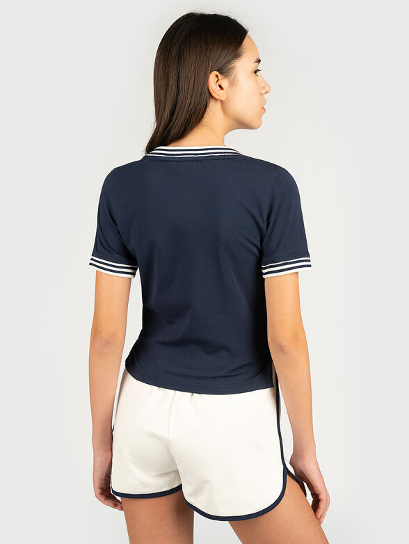 HEBE T-shirt with contrasting neckline - 2