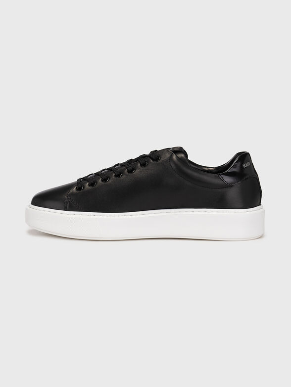 MAXI KUP black leather sports shoes  - 4