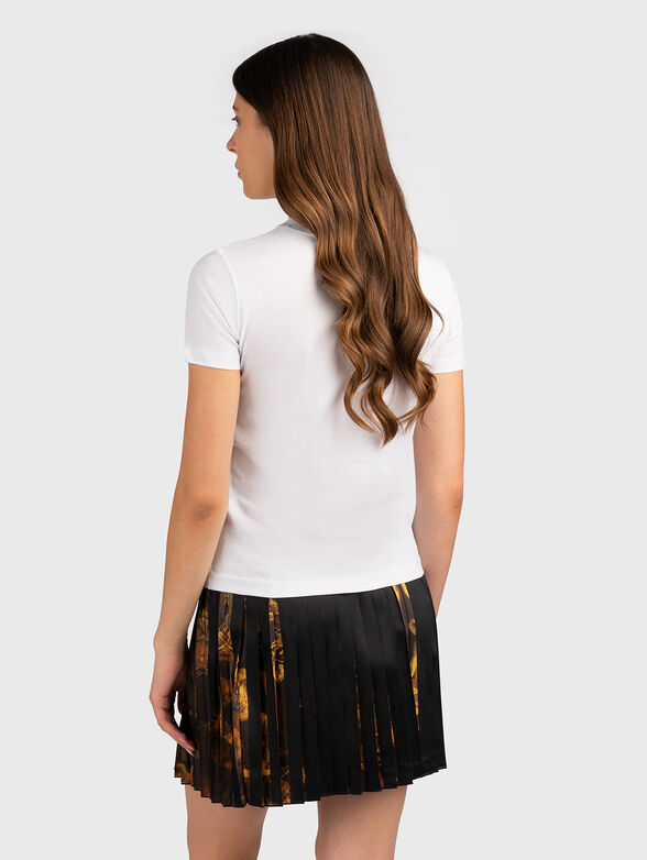 Black T-shirt with logo print - 3