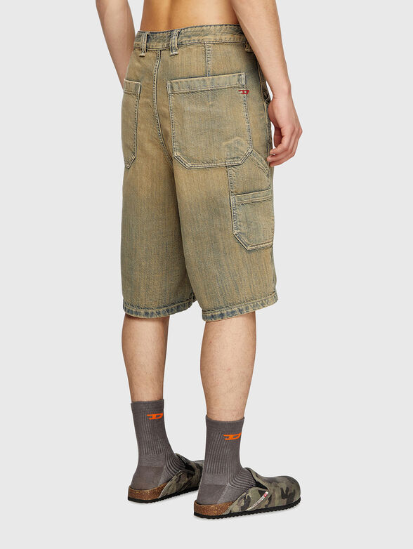 D-LIVERY short denim pants - 1