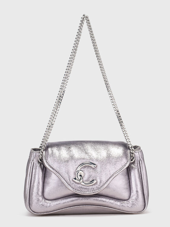 Кожена чанта LEA с презрамка от верижка - 1