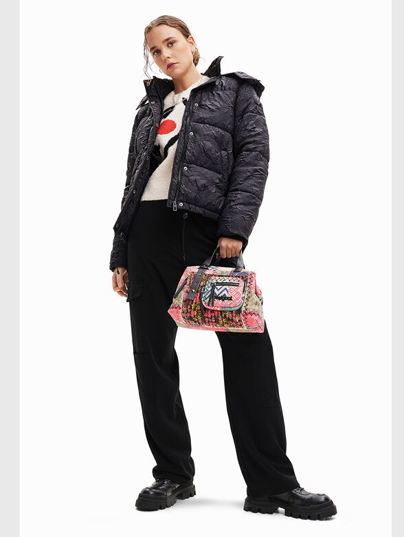 Black textured jacket - 2