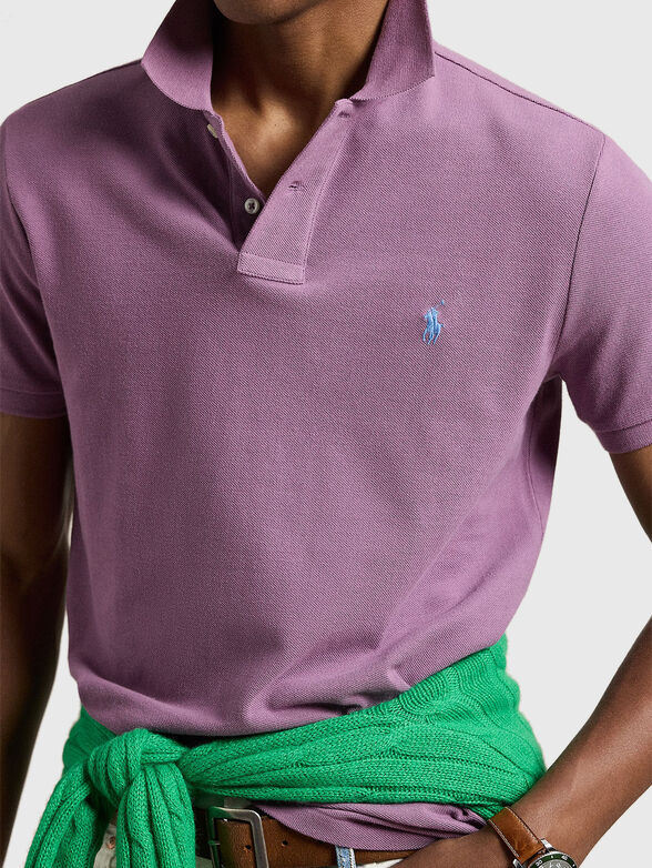 Polo shirt with embroidered logo - 4